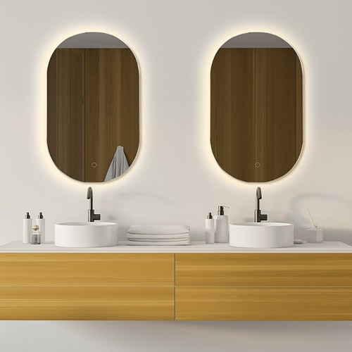 LED 타원형 거울 조명 간접 조명 욕실 거울
